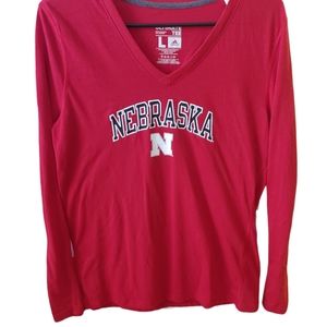 Adidas Women's Nebraska T-Shirt, Large